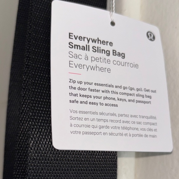 Lululemon everywhere sling Black Crossbody Bag NWT - Picture 6 of 10